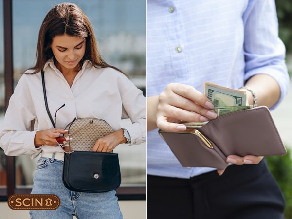 Types of wallets for ladies: Wristlet and Bifold wallets